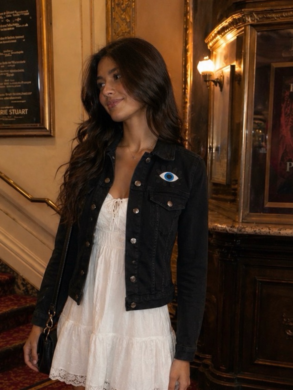 & Denim brand Black Jacket